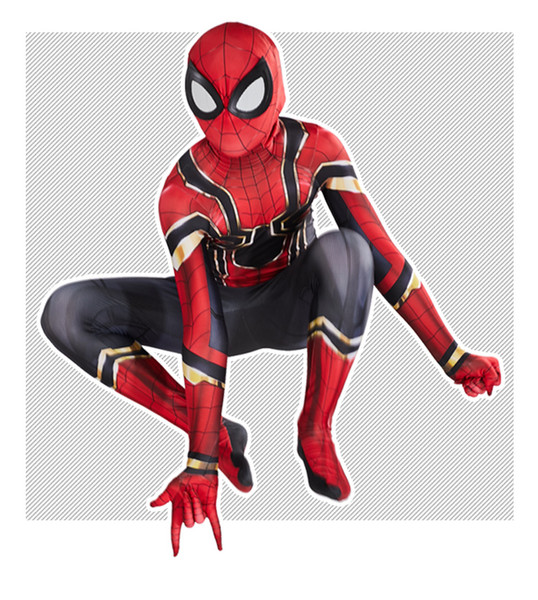 New Spider Man Far From Home Cosplay Costume Zentai Spiderman Superhero Bodysuit Spandex Suit for Adult/ Kids Custom Made