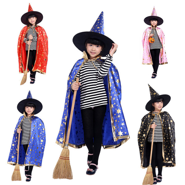 Halloween cloak costume props children's masquerade performance five-star cloth cloak WSJ-54