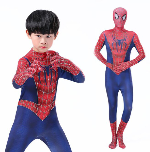 spiderman costume Spandex Games Suit Avengers COS Spiderman PS4 Cosplay Costume Halloween jumpsuits For Adult/Kids