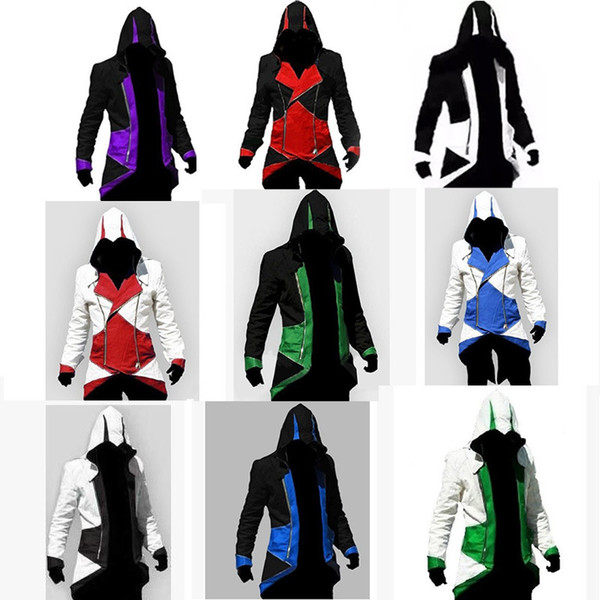 Assassin's Medieval Swallow Tail Halloween Connor Jacket Game Creed Cosplay Clothing