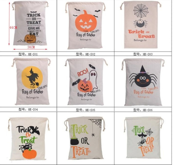 Wholesale China Halloween Promotion Candy Gift Bags Eco Drawstring Bag Cotton