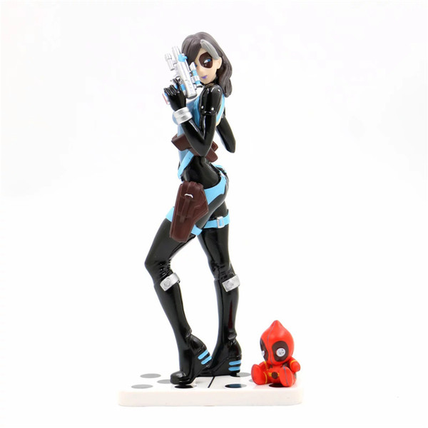 Marvel Movies Deadpool Domino Garage Kits Designer Nymph Costume Accessories Toys Fashion Beautiful Girl Garage Kits