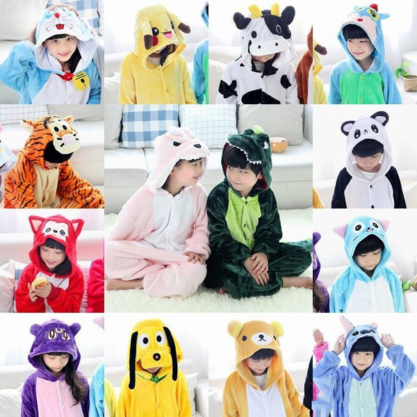 Unicorn Kids Rainbow Mascot Unicorn onesie costume Cartooon Hoodies Robes animal pajamas Jumpsuit costume