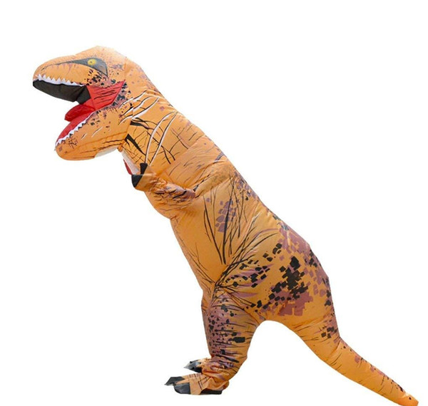 Christmas Gift Unisex Children Kids T-Rex Inflatable Dinosaur Costume Blow Up Fancy Funny Dress Party Cosplay