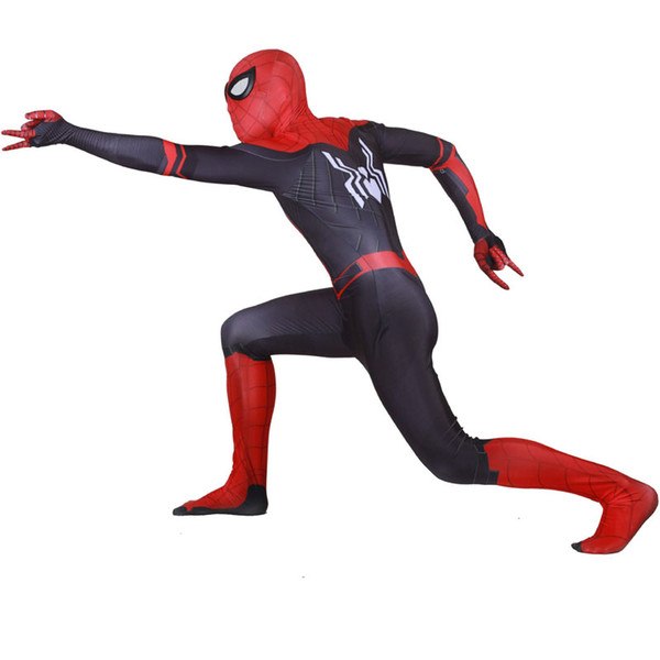 Kids Halloween Costume Compatible Superhero Costume Suits Kids Party Cosplay 3D Style Best Gifts Red Size (S-XL)