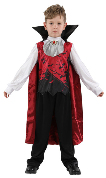 Shanghai story Halloween Vampire Costumes Children Kids Devil Demon Cosplays Carnival Purim Masquerade Role play party dress Boy