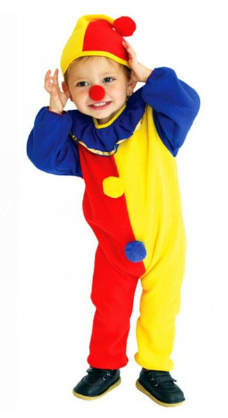 Kids Clown clothes Cosplay Clothing Performance Stage Thin clothes for kindergarten students in Children's day Cartoon clothes GN C011