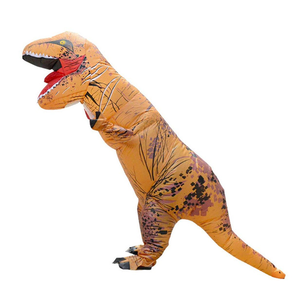 Christmas Gift Unisex Children Kids T-Rex Inflatable Dinosaur Costume Blow Up Fancy Funny Dress Party Cosplay