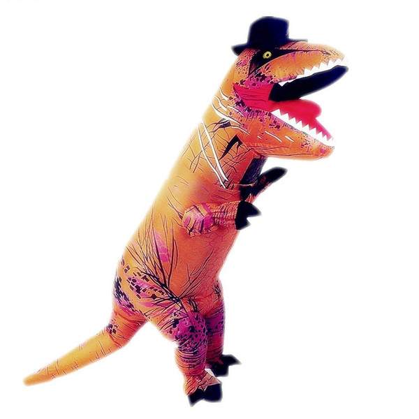 Cute Funny Inflatable Kids Dinosaur Costume Gentleman Style