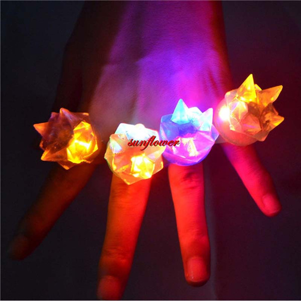 LED Flashing Light Up Children Kids Crown Rings Party Rave Fashion Favors Glow Cosplay Costume Accessories