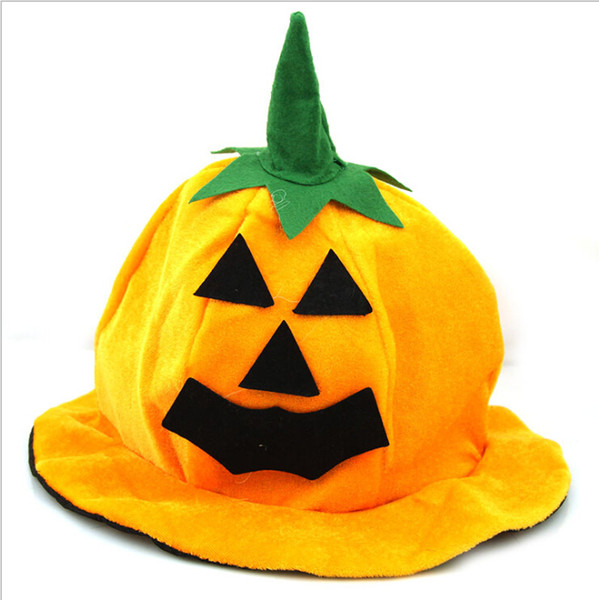 Pumpkin Hat Halloween Easter prom Party Supplie Game performance props - High-grade Pumpkin Hat Pumpkin Dress up For Child Dress up