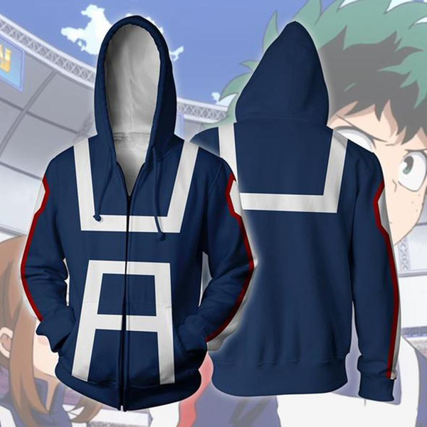 new cosplay costume My Hero Academia Sweater Unisex Anime Men Women Clothing Party free shipping