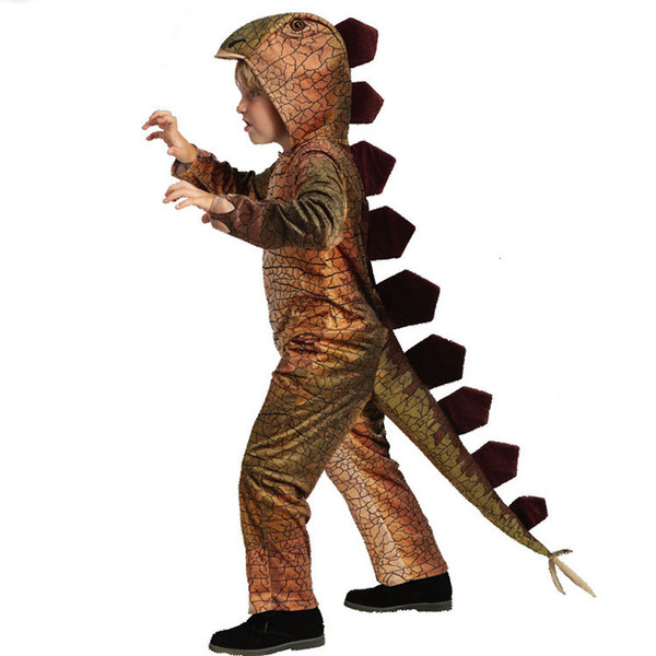 Halloween Dinosaur Party Dress School Event Kids Cos Fancy Dress Stegosaurus Birthday Boy Girl Costumes