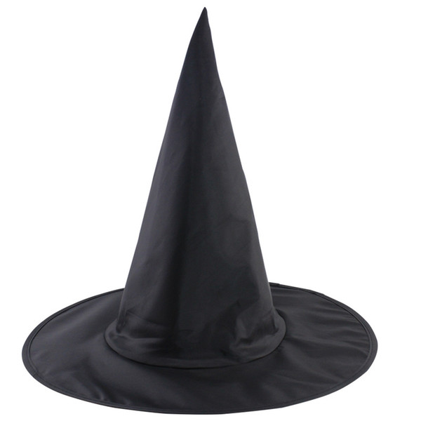 Black Oxford top harry potter magic hat, all black Halloween wizard hat The 2018 new models can be wholesale