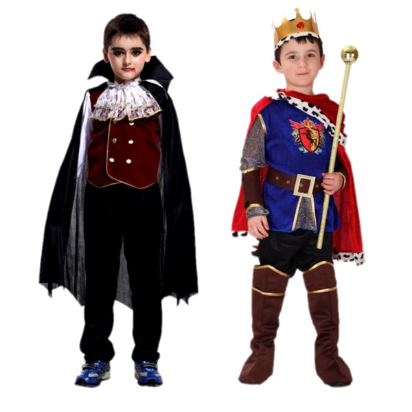 Dress up cosplay costume children masquerade vampire Halloween costumes Prince charming costumes cos Arab costume costumes