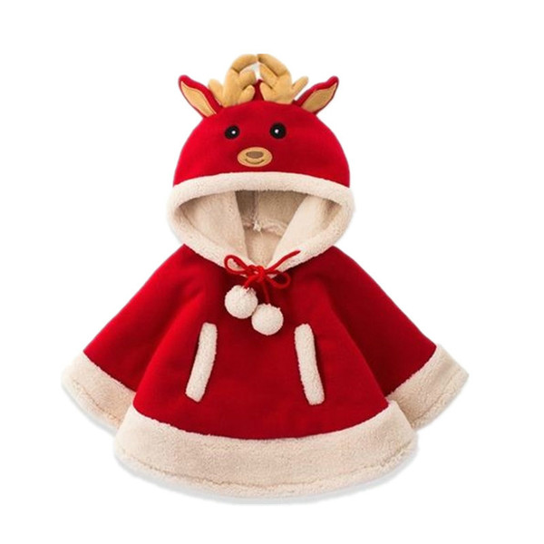 Santa Claus Deer Costumes Halloween Costume Long Sleeve santa deer Girl Dress KIDS Christmas Costume