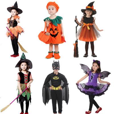 Wholesale Halloween props, witch skirt costume, baby pumpkin costume, cosplay Batman masquerade costume, special clothing, free shipping