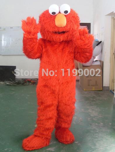 Wholesale-Fast Sesame Street Blue Cookie Monster mascot costume Cheap Elmo Mascot Adult Character Costume Fancy Dress