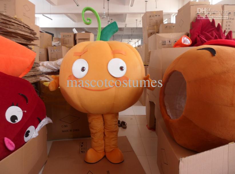 plush pumpkin carnival costumes mascot costumes adult size 