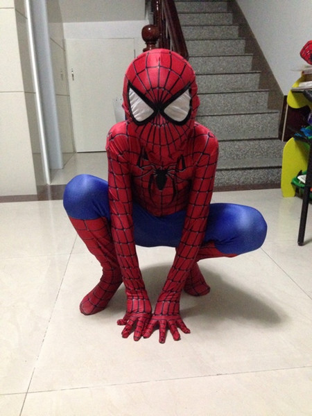 spiderman costume kids 3d girl child the amazing spider man mask costume suit boys