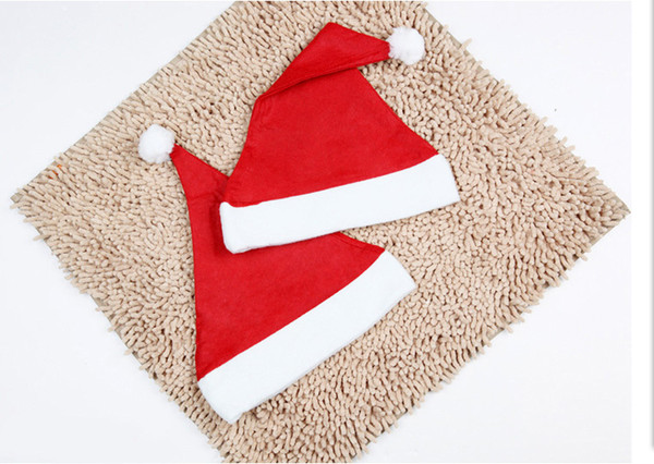 Santa hat super soft plush Christmas Cosplay hat Christmas decorations adult children Christmas party hat