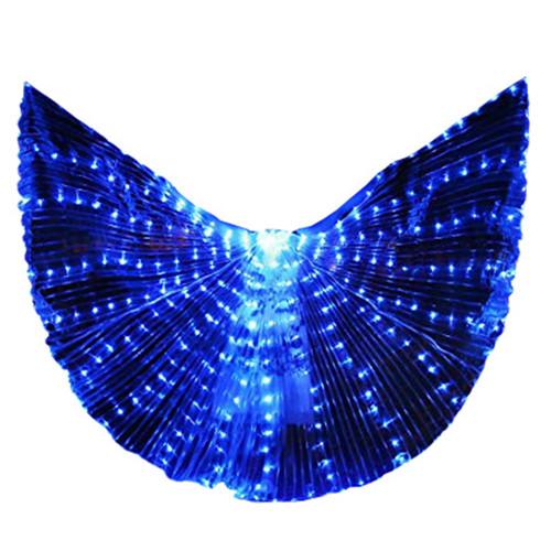 Belly Dance Costume LED Angel Isis Wings Kids with Flexible Sticks girls Party clothing cosplay set