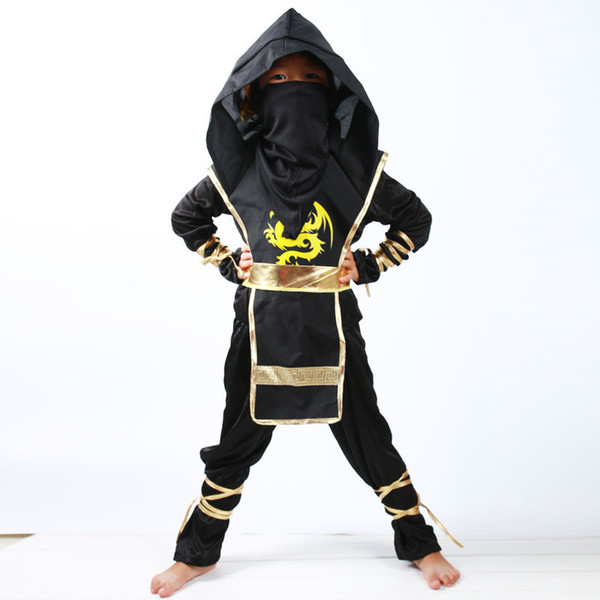 Japanese style Kids Ninja Costumes Halloween Party Boys Girls Warrior Stealth Children Cosplay Assassin Costume Children's Day Gifts 325