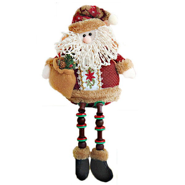 Kukucos Christmas Decoration Santa Claus Snowman Elk Decoration Wind Christmas Doll Lovely Gift