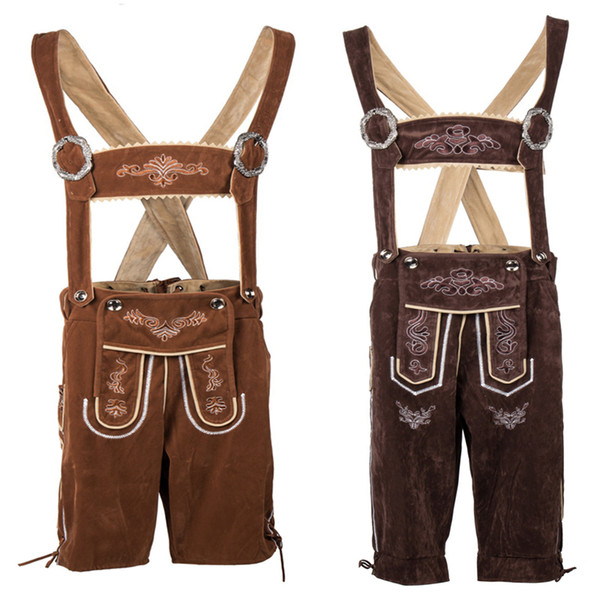 Oktoberfest Costume Bavaria Beer Outfit Man Lederhosen Suspenders Set Beer Fantasian Party Fancy Dress