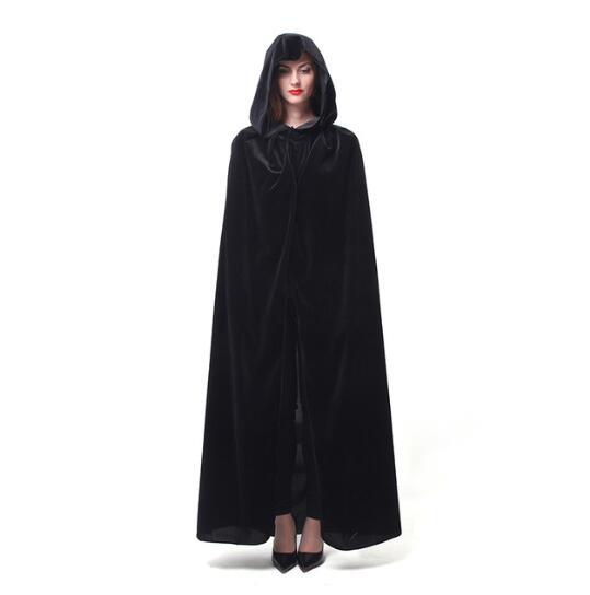 Halloween Domeef Unisex Mantle Hooded Cloak Coat Wicca Robe Medieval Cape Shawl