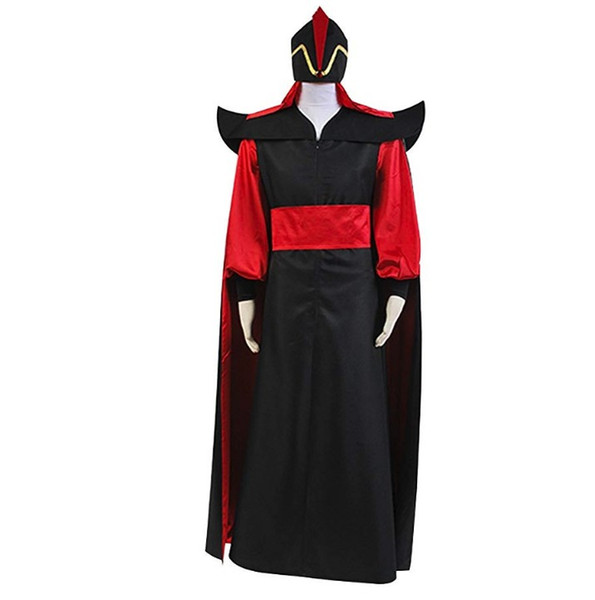 Aladdin Jafar Villain Cosplay Costume Outfit Full Suit