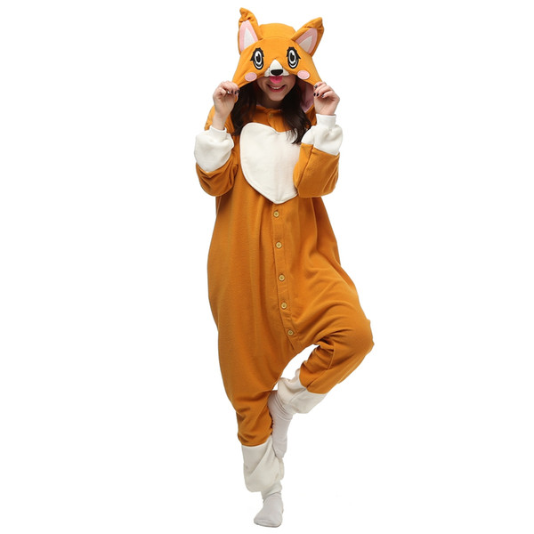 Heart Dog Women and Men Anime Kigurumi Polar Fleece Costume for Halloween Carnival New Year Party welcome Drop Shipping