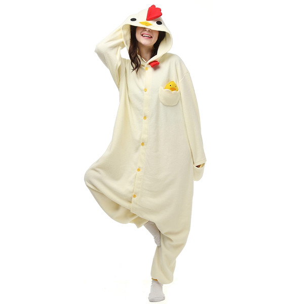 Cock Women and Men Anime Kigurumi Polar Fleece Costume for Halloween Carnival New Year Party welcome Drop Shipping