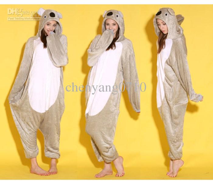 Cartoon Animal Grey Koala Adult lOnesies Onesie Pajamas Kigurumi Jumpsuit Hoodies Sleepwear For Adults Welcome Wholesale Order