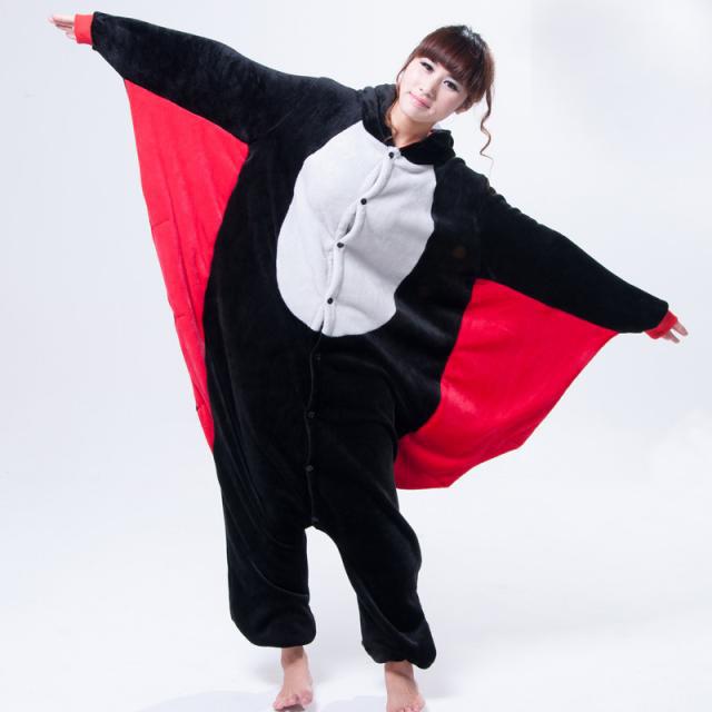 Adult Cartoon Animal Bat Onesies Onesie Pajamas Kigurumi Jumpsuit Hoodies Sleepwear for Adults Wholesale Order Welcomed