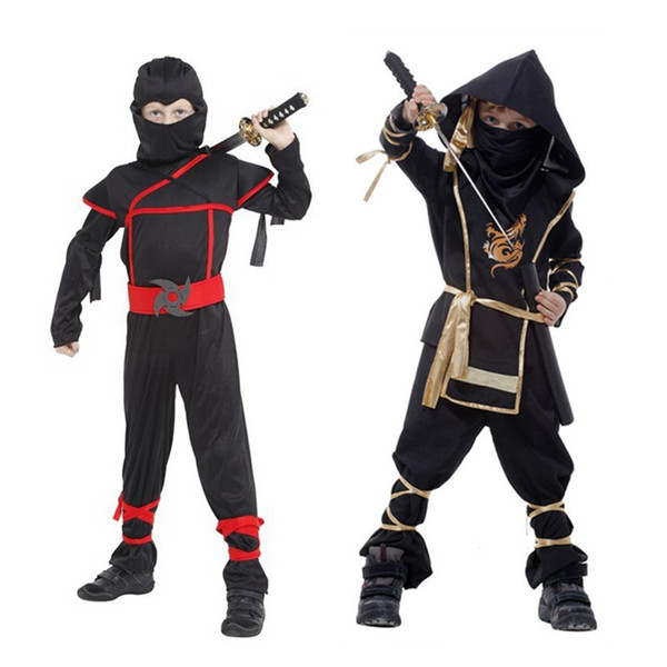 Kids Ninja Costumes Halloween Party Boys Girls Warrior Stealth Children Cosplay Assassin Costume Children's Day Gifts