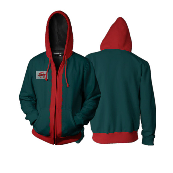 Men's Miles Morales Cosplay Hoodies Spider-Man 3D Print Jacket Spider-Man: Into the Spider-Verse Costume Unisex Sweatshirt