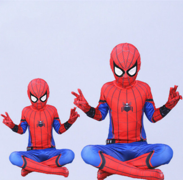 Spiderman Homecoming Suit 2099 Adult Spiderman Costume Kids Child Spider Man Mask Birthday Party Cosplay Clothing