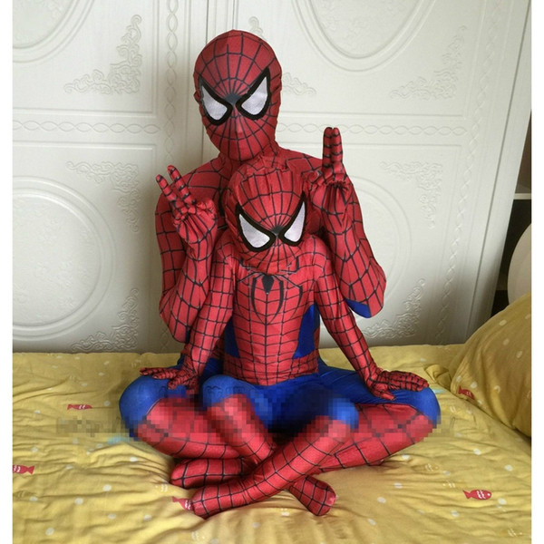 Spiderman costume superhero cosplay costumes child spider-man disfraces Halloween costumes kids spiderman fancy assurance