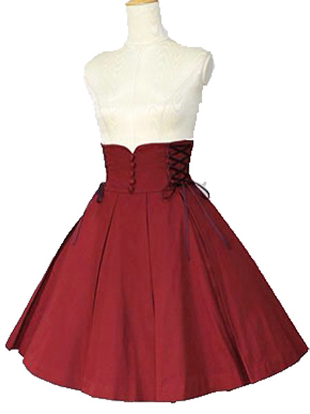 Custom Lolita dress daily high waist slim pettiskirt skirt