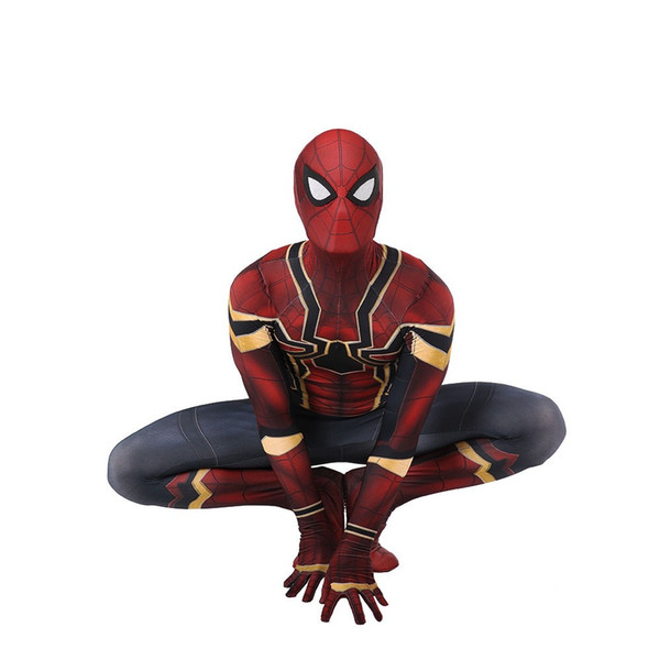 Unisex Lycra Spandex Zentai New Spiderman Cosplay Costumes Halloween Cosplay Costumes Adult/Kids 3D Style