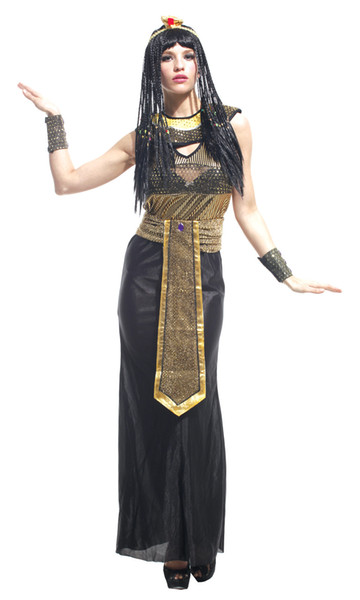 Shanghai Story Halloween adult women cos costumes sexy Egypt crown princess cleopatra Cosplay for 155-175cm women