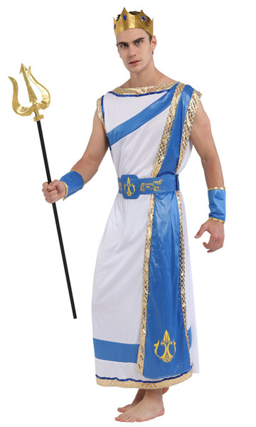 Shanghai Story Halloween Cosplay Men's Neptune Costume For Men