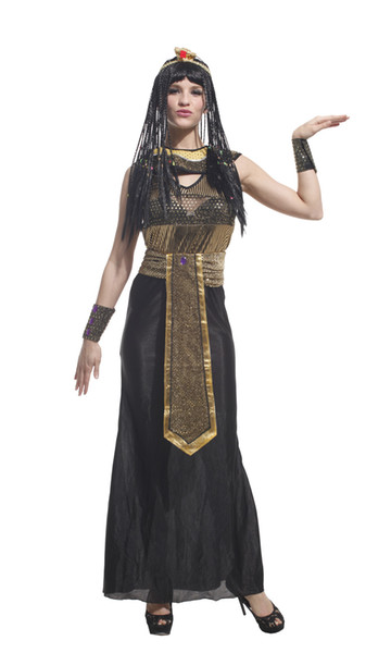 Shanghai Story Halloween women costumes sexy Egypt crown princess cleopatra Cosplay for 155-175cm Queen of The Nile Costume