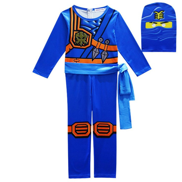 New Cosplay Boys Jumpsuits Sets Legoo Ninja Costumes Halloween Christmas Party Clothes Kids Streetwear Ninja Cosplay