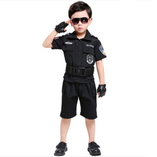 black costume for children chinese uniform cosplay clothing clothing halloween cosplay