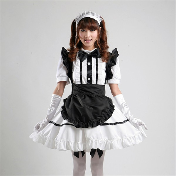 Shanghai Story new high quality women girl anime maid cosplay Lolita dresses stage performance halloween costumes