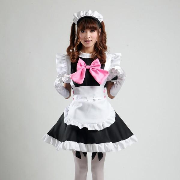 Shanghai Story High quality new women girl anime cosplay costume Lolita dress japanese Maid Costumes Coffee shop Uniforms set