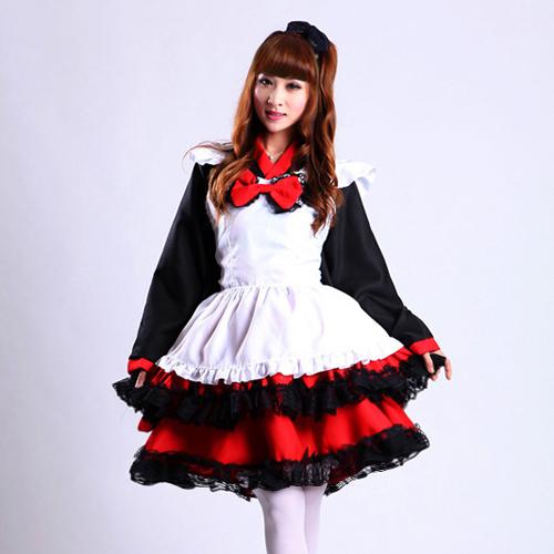 Shanghai Story High quality Anime kimono maid cosplay costumes Lolita dress Outfit one size