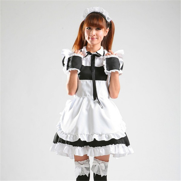 Shanghai Story Japan Anime Lolita Dress Maid Uniforms Outfits Costume